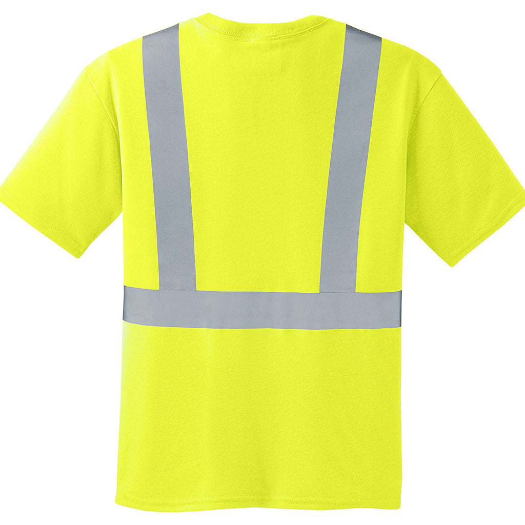 CornerStone Safety Yellow/Reflective ANSI 107 Class 2 Safety T-Shirt