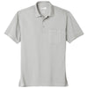 CornerStone Men's Light Grey Industrial Snag-Proof Pique Pocket Polo