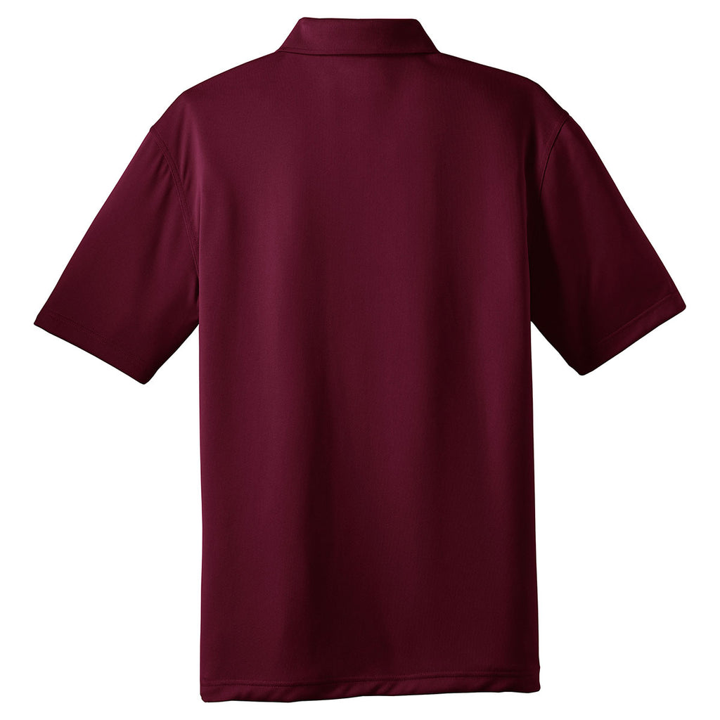 CornerStone Men's Maroon Select Snag-Proof Polo