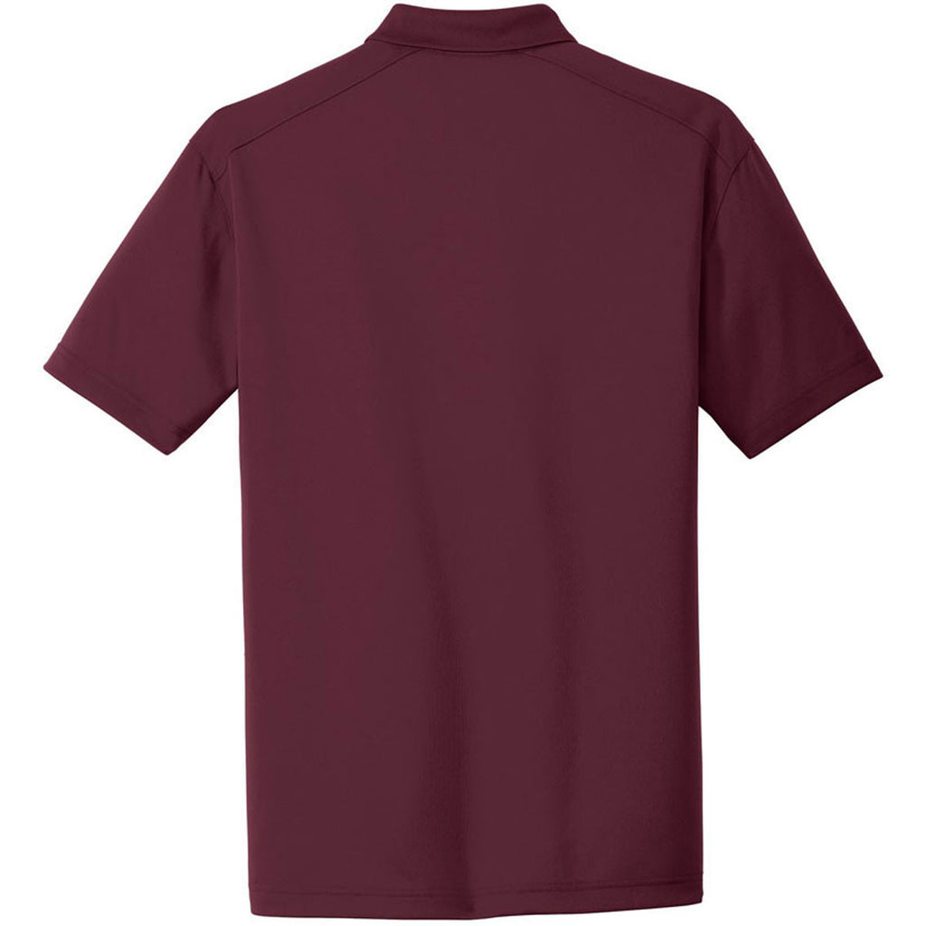 CornerStone Men's Maroon Select Lightweight Snag-Proof Polo