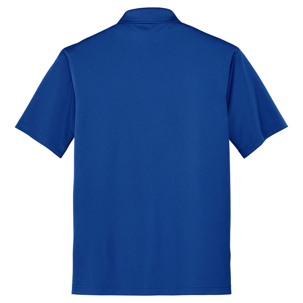 CornerStone Men's Blue Lake Micropique Gripper Polo