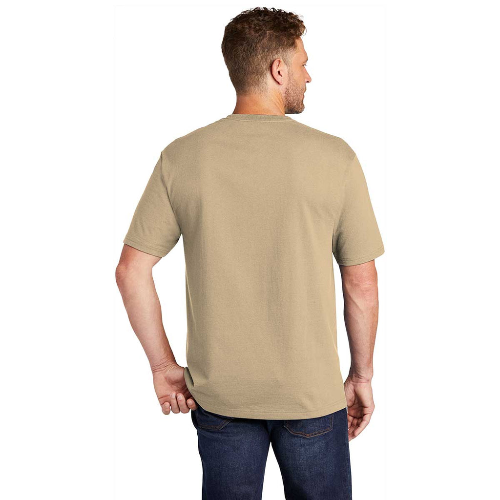 CornerStone Men's Tan Workwear Short Sleeve Pocket Tee