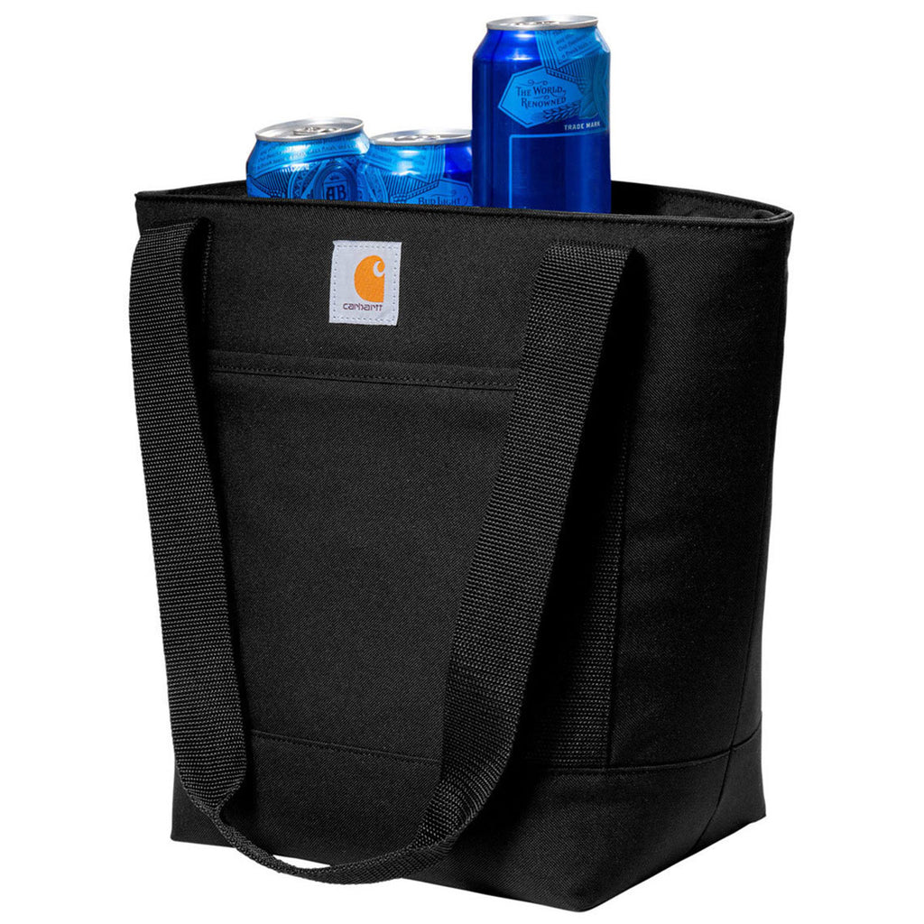 Carhartt Black Tote 18-Can Cooler