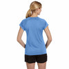 Champion Women's Light Blue Double Dry 4.1-Ounce V-Neck T-Shirt