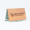 Woodchuck USA Mahogany Wood Business Card Holder