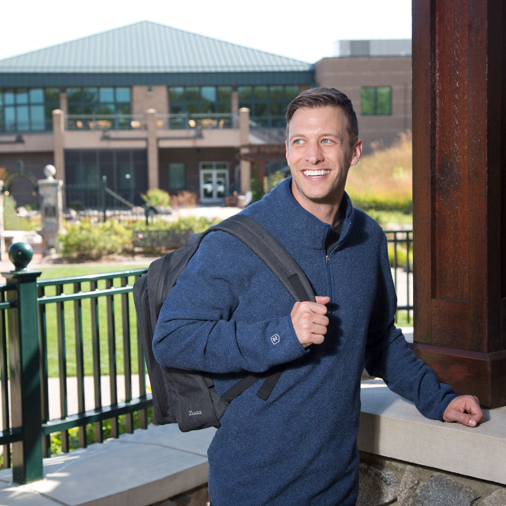 Zusa 3 Day Men's Navy Chilly Fleece Quarter Zip