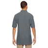 Devon & Jones Men's Graphite Pima Pique Short-Sleeve Polo