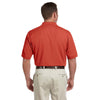 Devon & Jones Men's Rust Pima Pique Short-Sleeve Polo