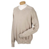 Devon & Jones Men's Stone V-Neck Sweater