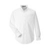 Devon & Jones Men's White Crown Collection Solid Broadcloth