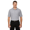 Devon & Jones Men's Grey Heather Drytec 20 Performance Pocket Polo