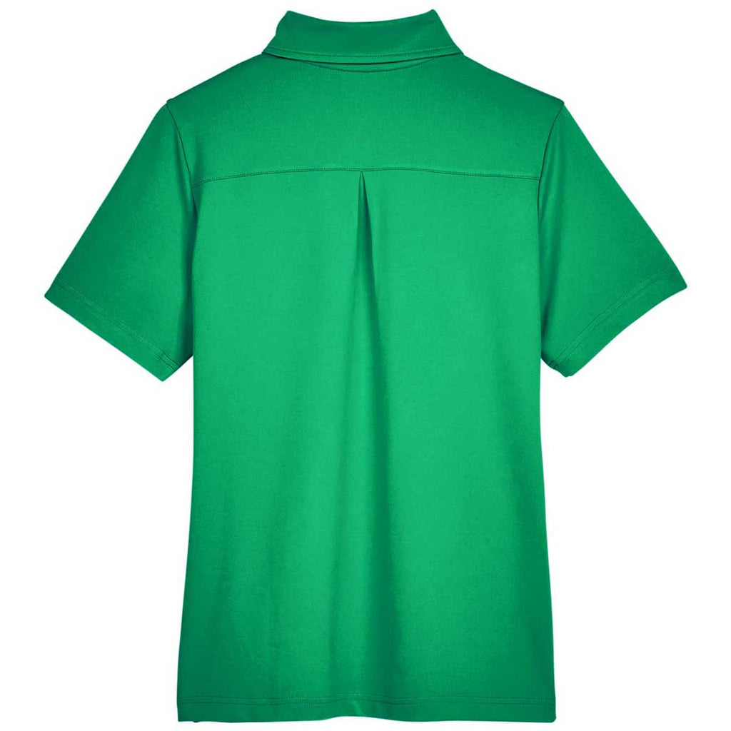 Devon & Jones Women's Kelly Green CrownLux Performance Range Flex Polo