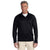 Devon & Jones Men's Black Stretch Tech-Shell Compass Quarter-Zip