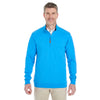 Devon & Jones Men's Ocean Blue/Navy/Ocean Blue Drytec 20 Performance Quarter-zip