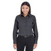 Devon & Jones Women's Black Crown Collection Royal Dobby Shirt