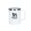 Perfect Line White 11 oz Double Wall Stainless Steel Vacuum Coffee Cup