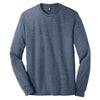 District Men's Navy Frost Perfect Tri Long Sleeve Crew Tee