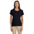 Devon & Jones Women's Black Perfect Fit Shell T-Shirt