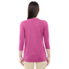 Devon & Jones Women's Charity Pink Perfect Fit Bracelet Length V-Neck Top