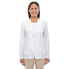 Devon & Jones Women's White Perfect Fit Shawl Collar Cardigan