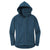 District Women's Heathered Poseidon Blue Perfect Weight Fleece Full-Zip Hoodie