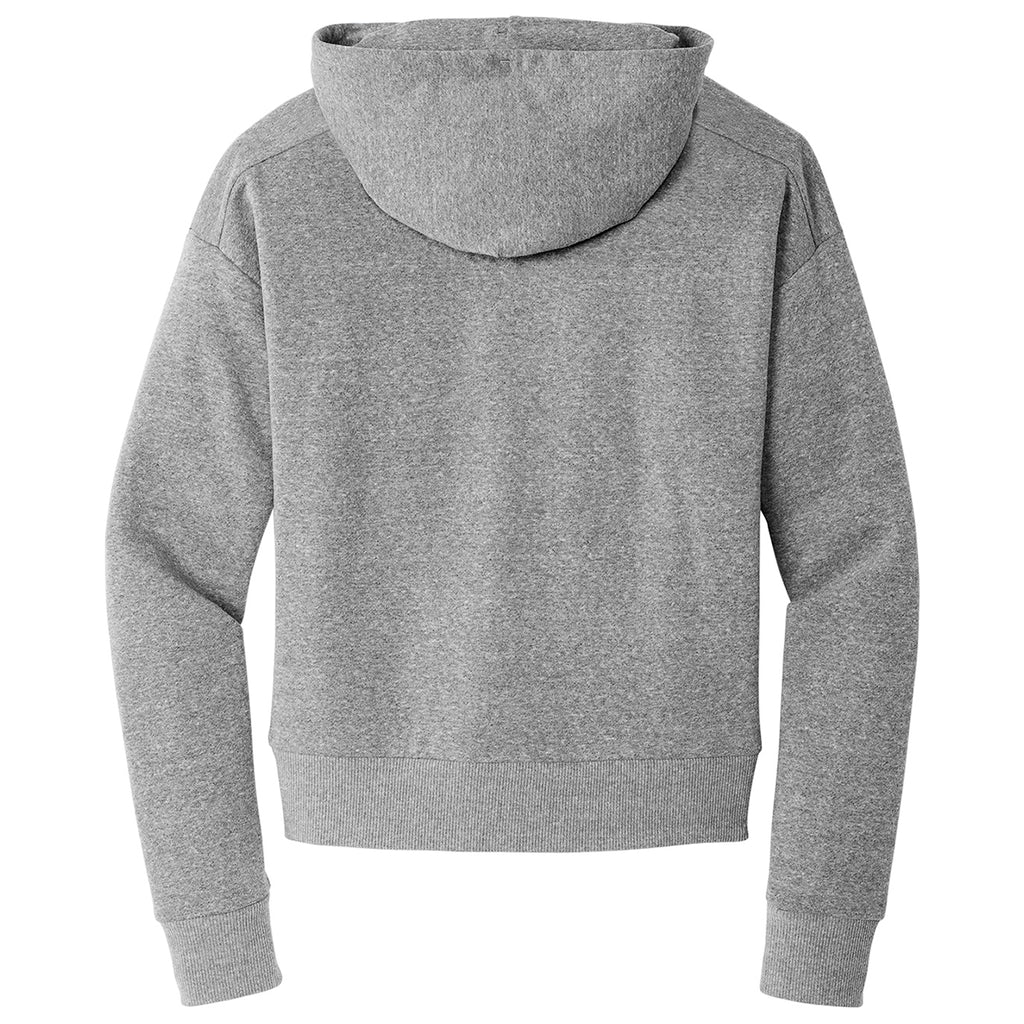 District Women's Grey Frost Perfect Tri Fleece 1/2-Zip Pullover