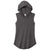 District Women's Heathered Charcoal Perfect Tri Sleeveless Hoodie