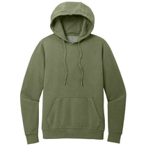 District Men's Olive Drab Green Wash Fleece Hoodie