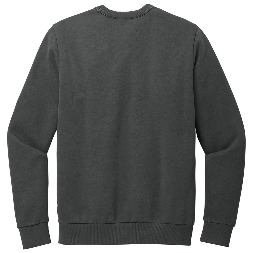 District Men's Graphite Wash Fleece Crew