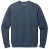 District Men's True Navy Wash Fleece Crew