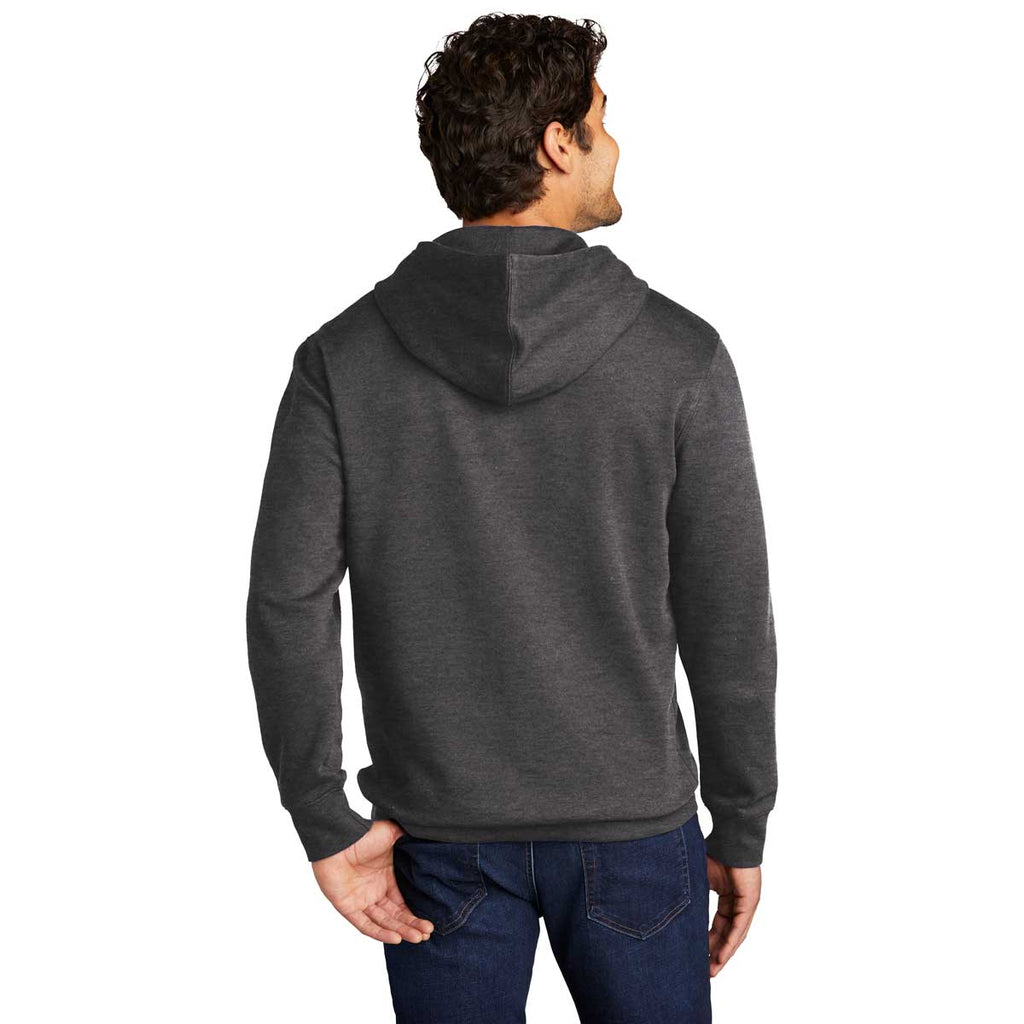 District Men's Heathered Charcoal V.I.T. Fleece Hoodie