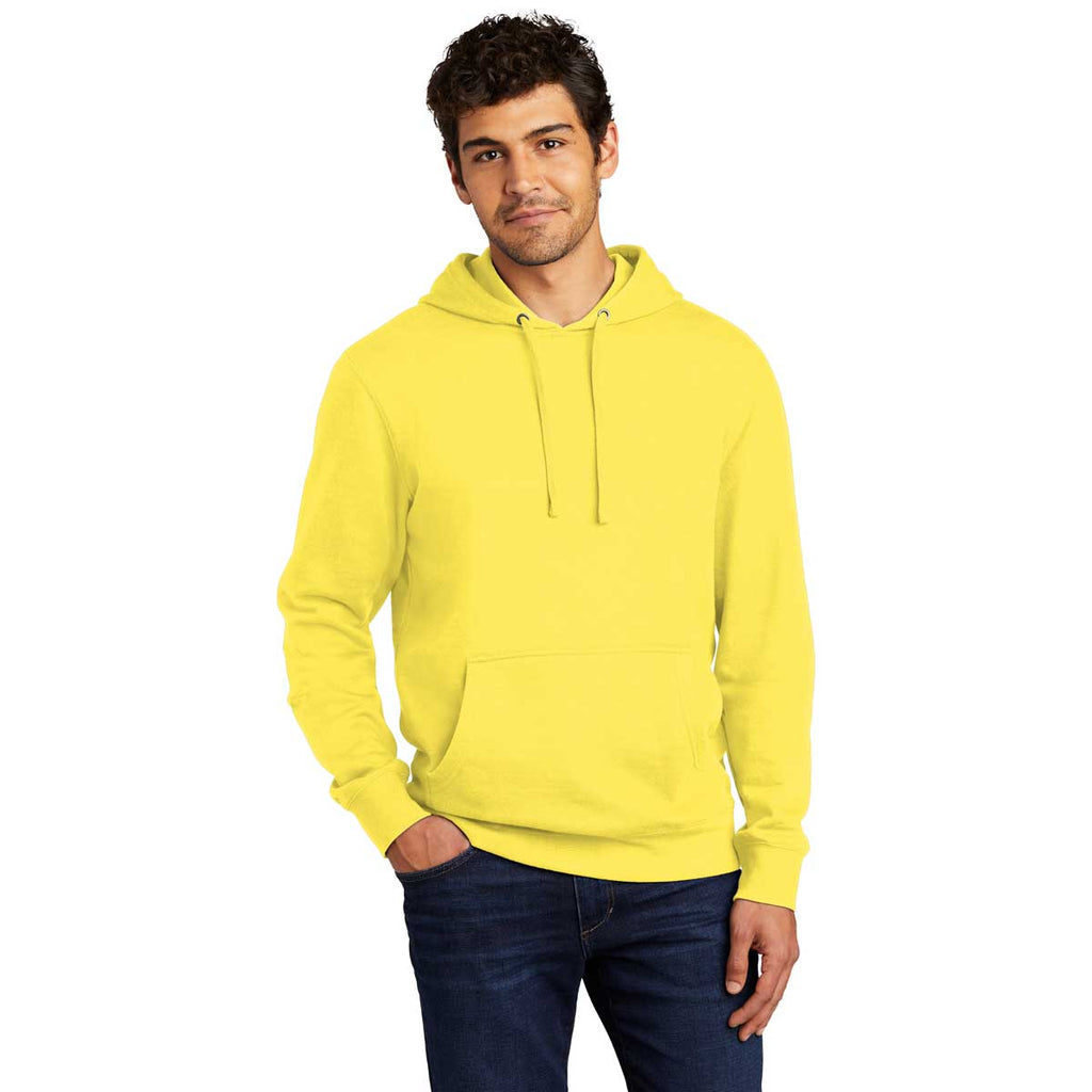 District Men's Light Yellow V.I.T. Fleece Hoodie