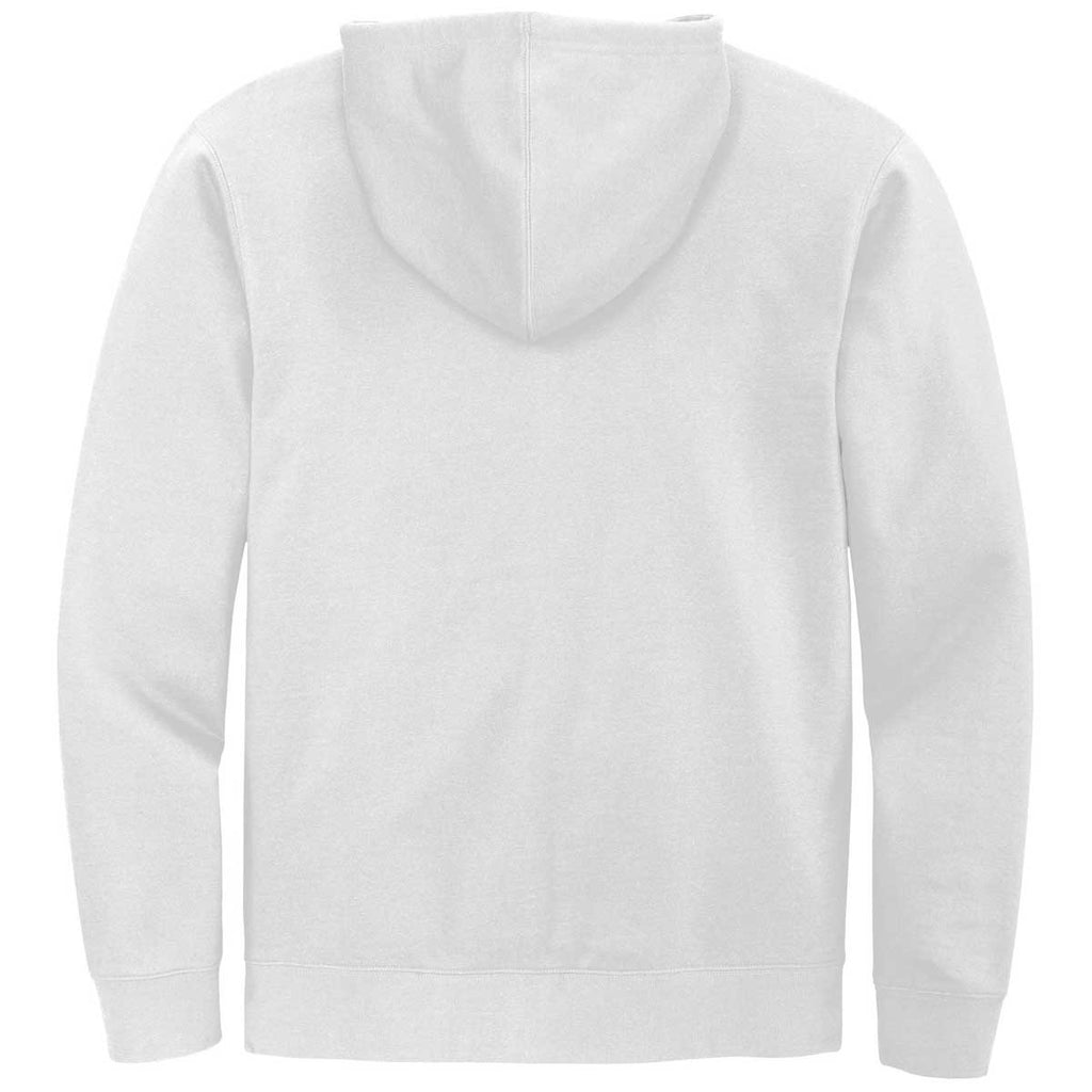 District Men's White V.I.T. Fleece Full-Zip Hoodie