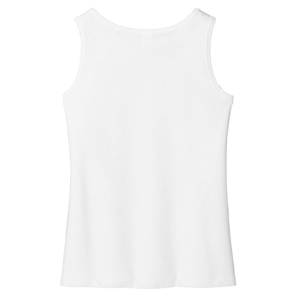 District Girl's White V.I.T. Tank