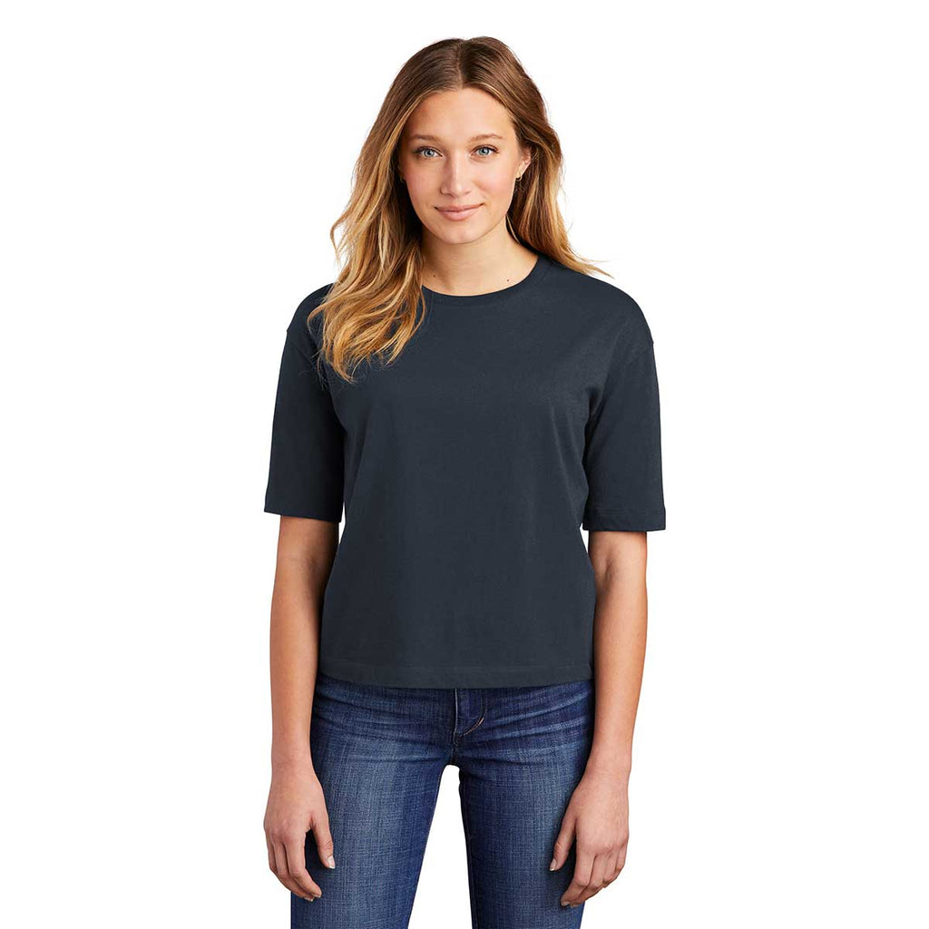 District Women's New Navy V.I.T. Boxy Tee