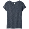 District Women's New Navy Medal V-Neck Tee