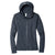 District Women's New Navy Medal Full-Zip Hoodie