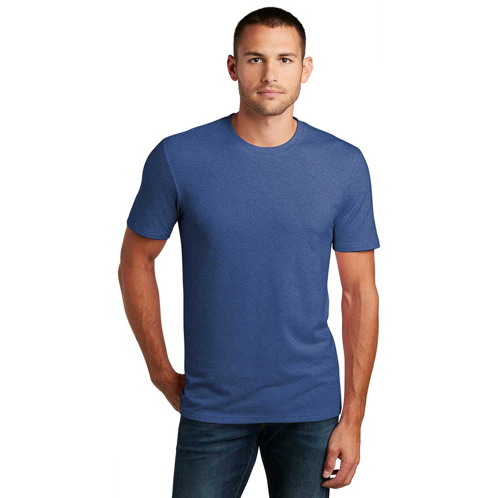 District Men's Heathered Deep Royal Flex Tee