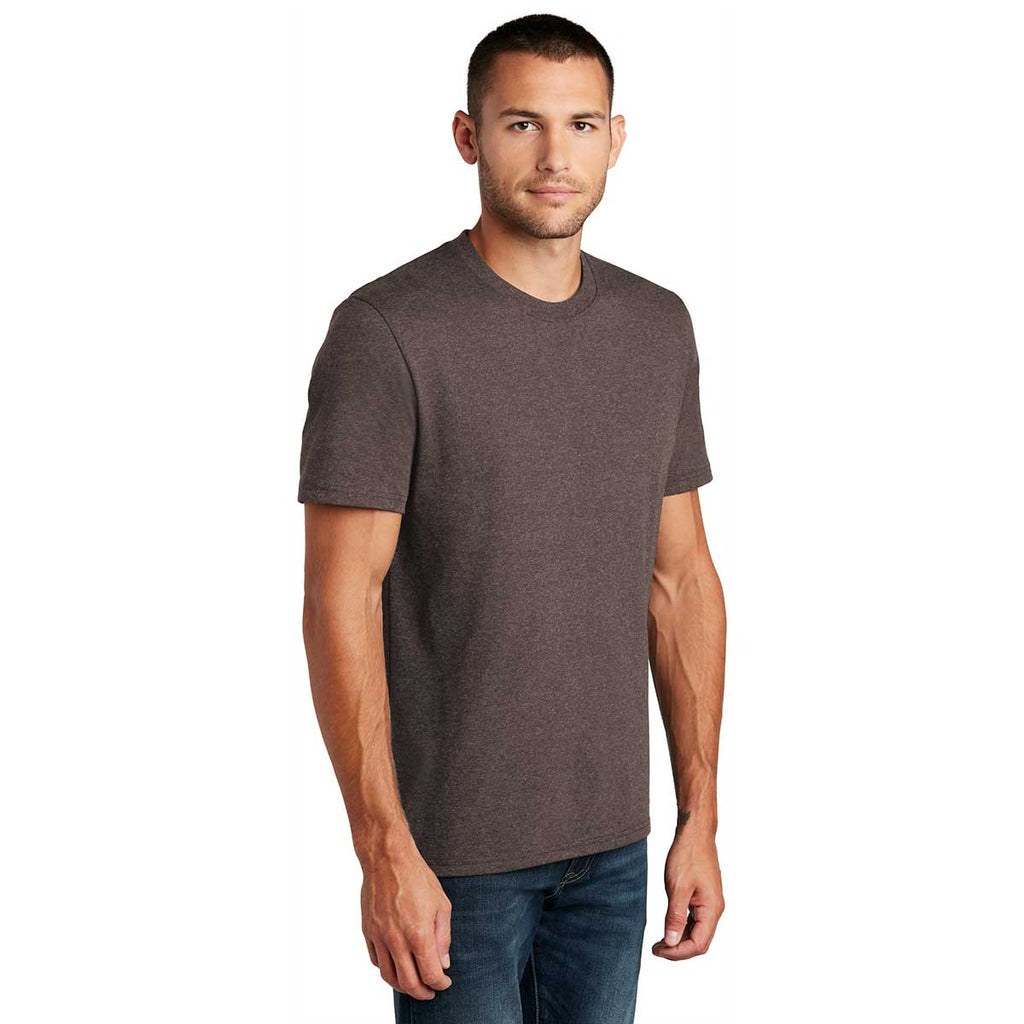 District Men's Deep Brown Heather Re-Tee