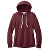 District Women's Maroon Heather Re-Fleece Hoodie