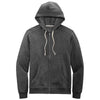 District Men's Charcoal Heather Re-Fleece Full-Zip Hoodie