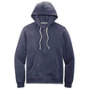 District Men's Heathered Navy Re-Fleece Full-Zip Hoodie