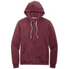 District Men's Maroon Heather Re-Fleece Full-Zip Hoodie