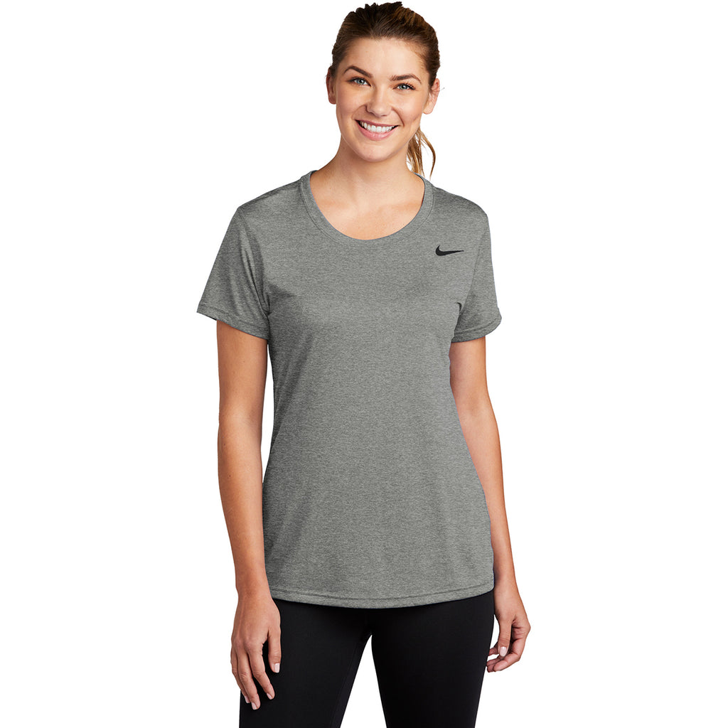 Nike Women's Carbon Heather Team rLegend Tee