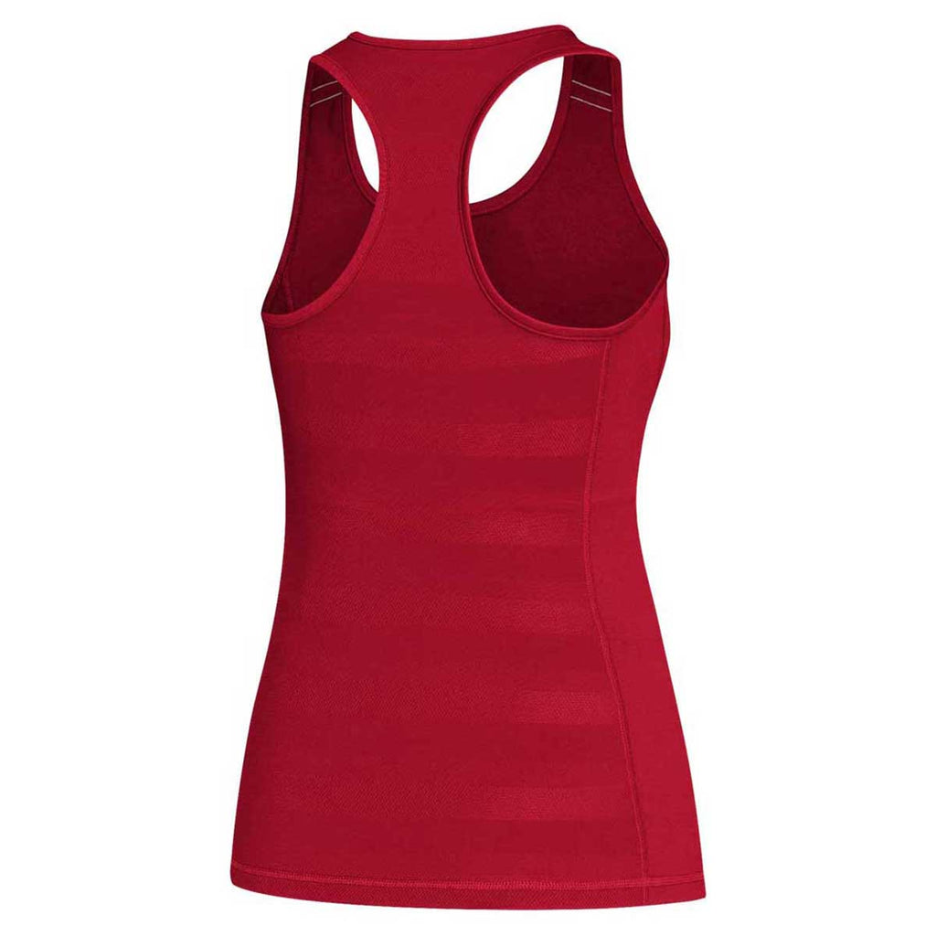 adidas Women's Power Red/White Team 19 Compression Tank