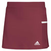 adidas Women's Collegiate Burgundy/White Team 19 Skort