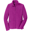 Eddie Bauer Women's Deep Magenta Full-Zip Microfleece Jacket