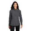 Eddie Bauer Women's Grey Steel Half Zip Microfleece Jacket