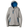 Eddie Bauer Women's Grey Cloud/Grey Steel/Expedition Blue Sport Hooded Full-Zip Fleece Jacket