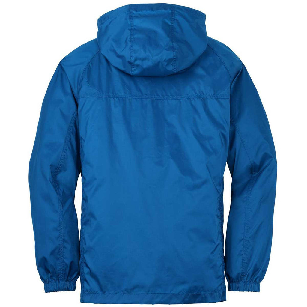 Eddie Bauer Men's Brilliant Blue Packable Wind Jacket